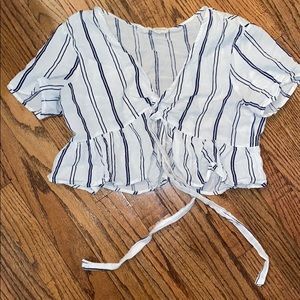 Front Tie Crop Top